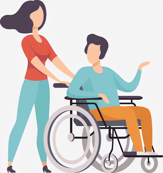 亲，您能帮这个轮椅女孩设计一条广告语吗？