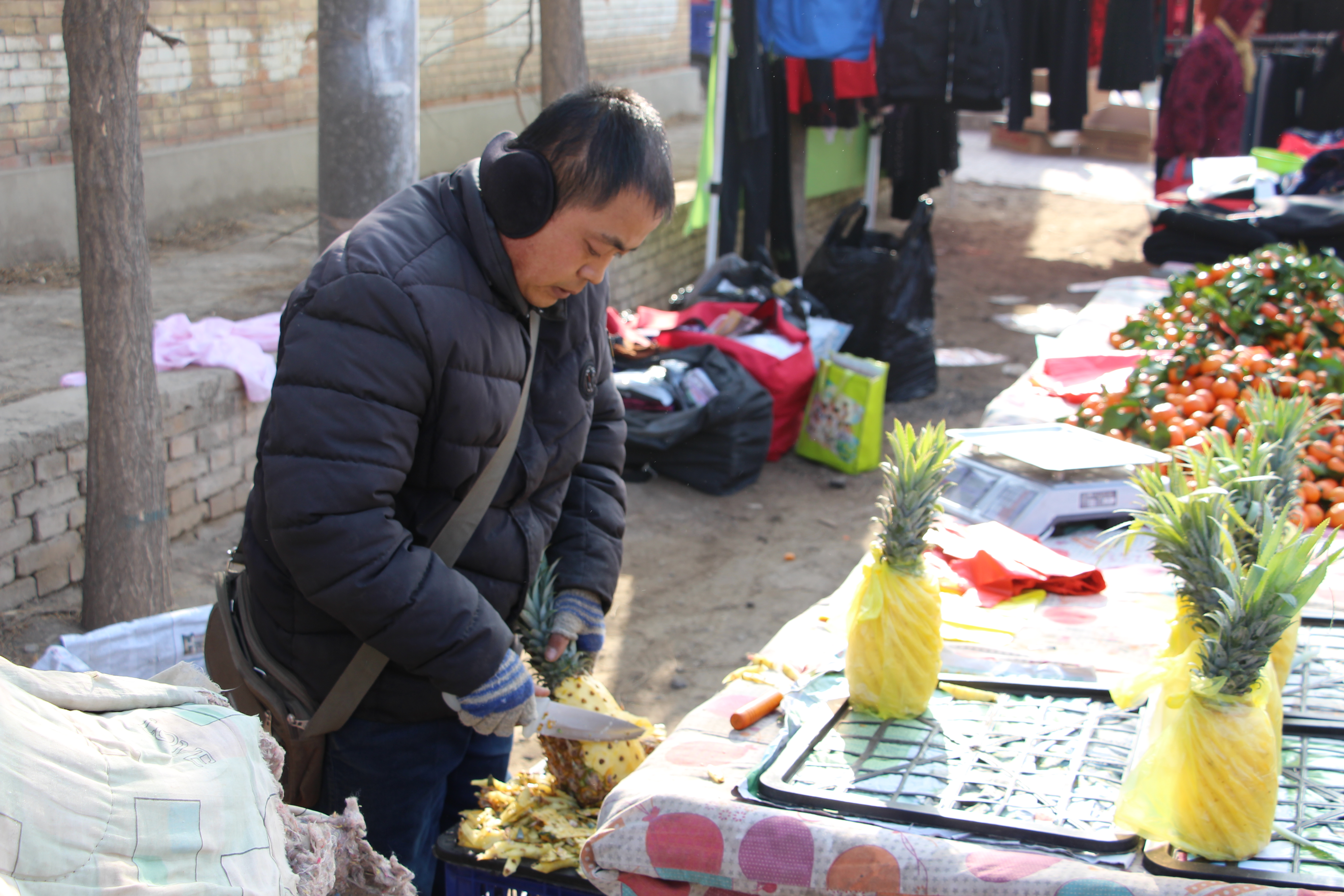 天津市武清区泗村店镇太子务村赶大集