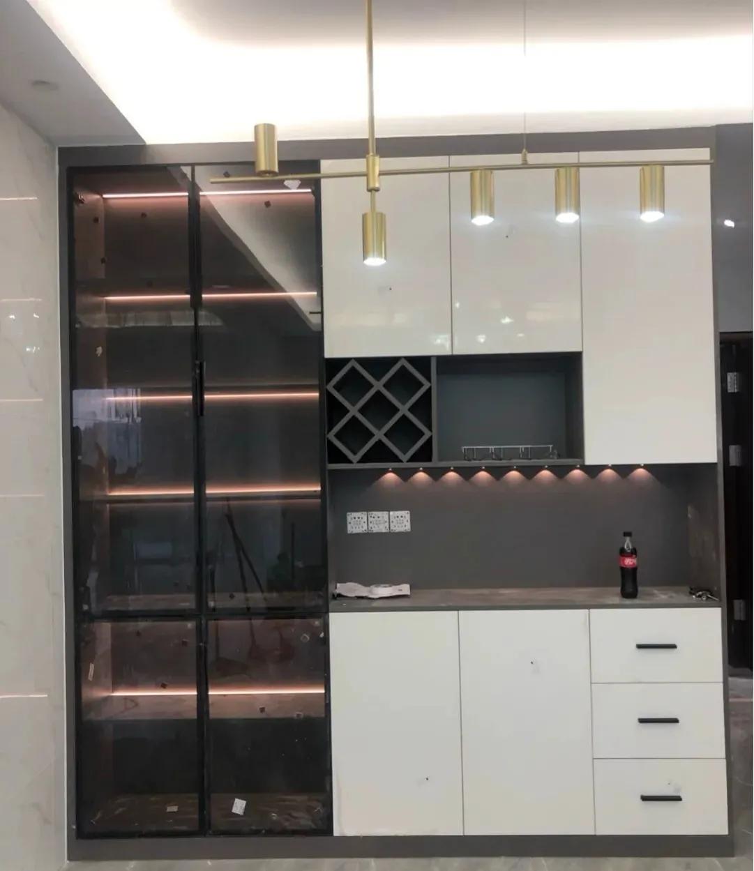 20款酒柜样品设计,轻奢风装修2022新酒柜装修款