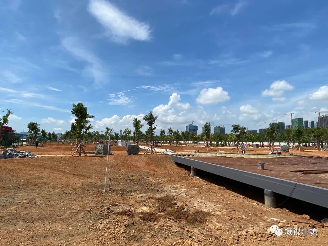 汕头东海岸新溪侨韵公园规划详图,新建的汕头东海岸公园