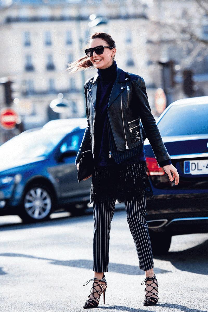 裙子套裤子,今年秋季流行穿裙子裤子超级时髦