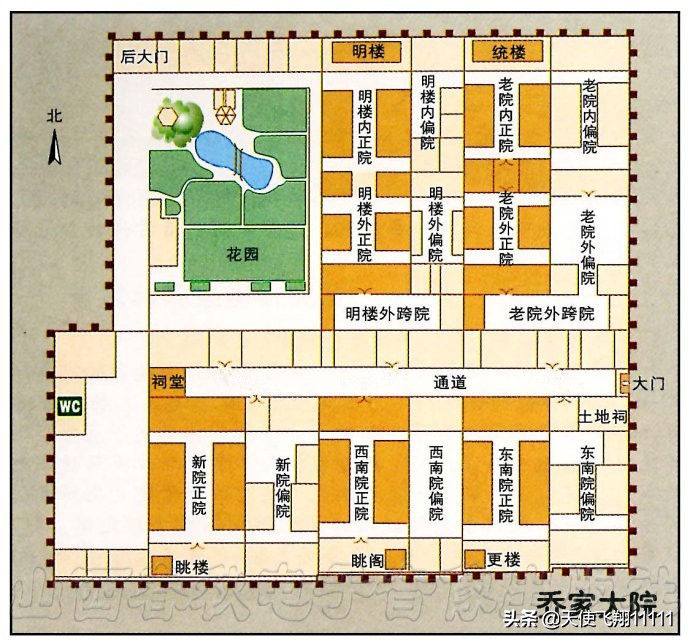 乔家大院  山西民居 (山西乔家大院民居院落建筑)