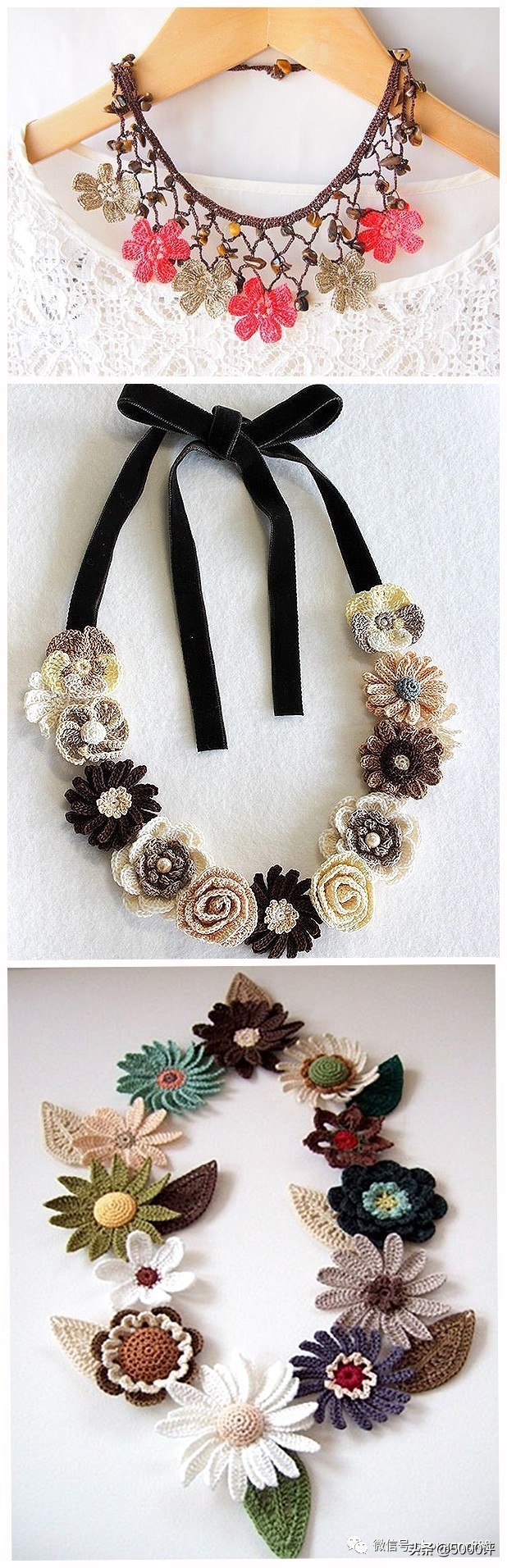 毛线钩精致的饰品,毛线钩织成品小玩意