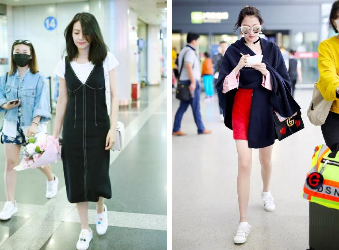 夏天穿裙子小白鞋就是比别人好看,厚底小白鞋怎么搭配裙子女小个子