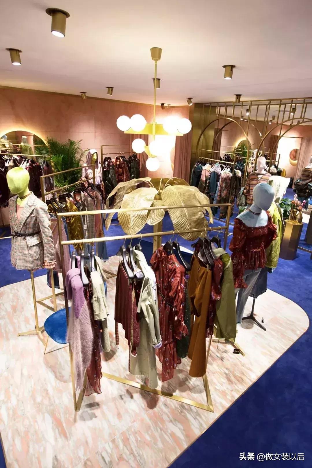 100平女装店陈列摆放效果图,女装陈列的八大原则和七大方法