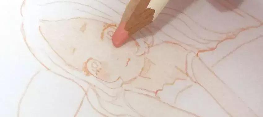 ps板绘插画如何上色步骤,零基础画画配色教程b站