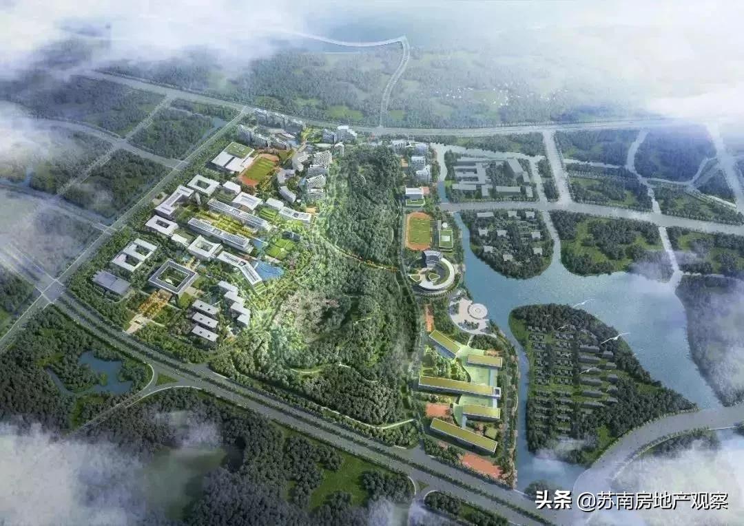 太湖新城高铁新城,太湖新城和太湖科学城