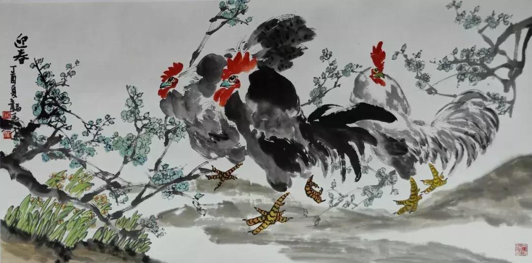 查看名家画雉鸡作品欣赏,王韬画鸡图片大全