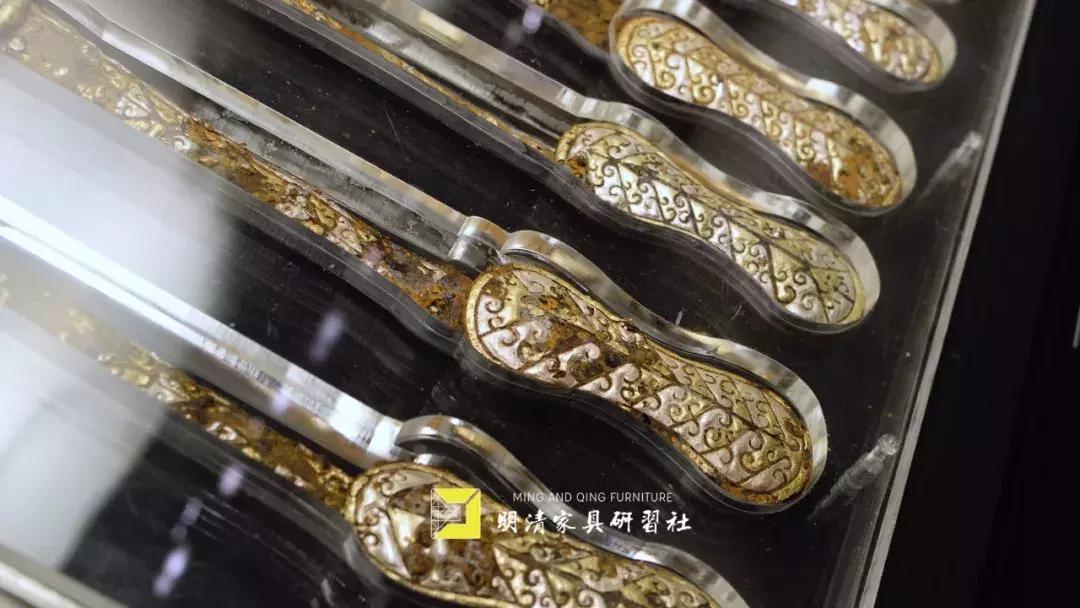 青铜错金工艺品,金银错嵌工艺
