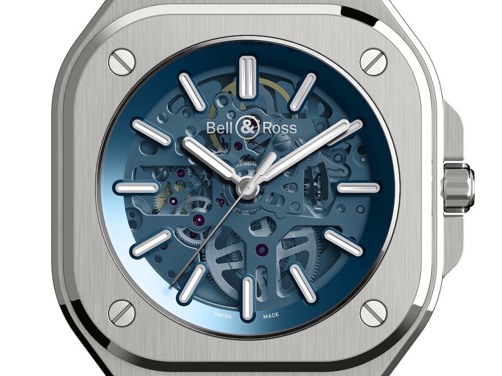 『新表』BellRoss推出BR05SkeletonBlue蓝色镂空腕表