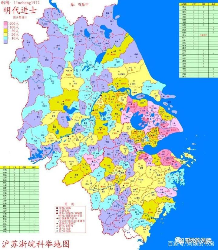 中国历代藏书家籍贯和历代进士、状元籍贯统计,崇文果然重教