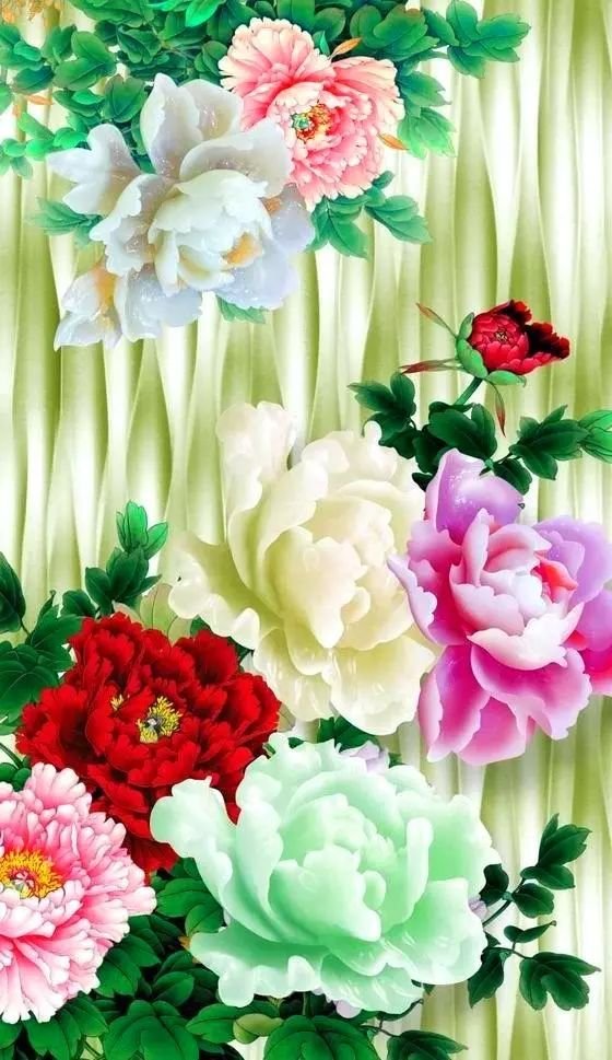 2024年典藏大富贵挂历,羊年花开富贵挂历