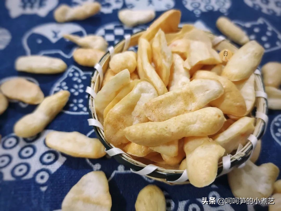 儿时5毛钱一袋的亲亲虾条,婴儿自制虾条做法