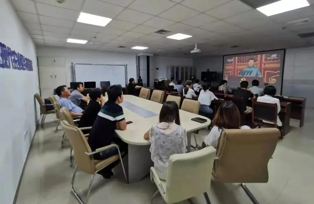 杨凌示范区组织收听收看庆祝中国*产党共**成立100周年大会实况转播