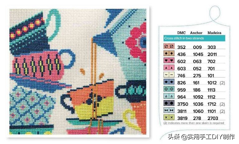 简单的十字绣印花,十字绣可爱图片