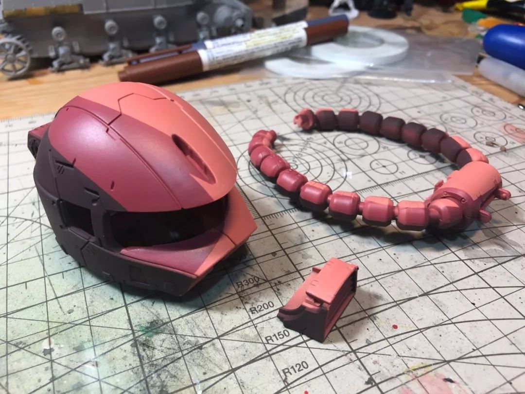 动漫基础入门教学板绘,高达模型星空喷涂教程