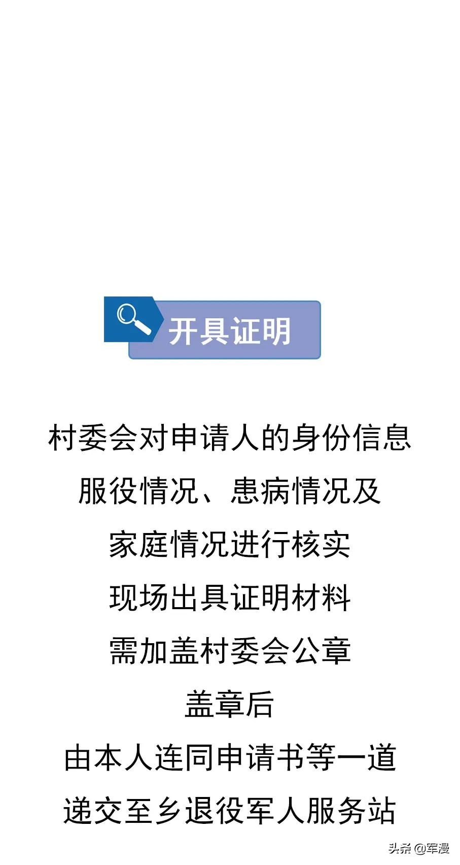 带病回乡军人办理流程,2021带病回乡退伍军人补多少钱