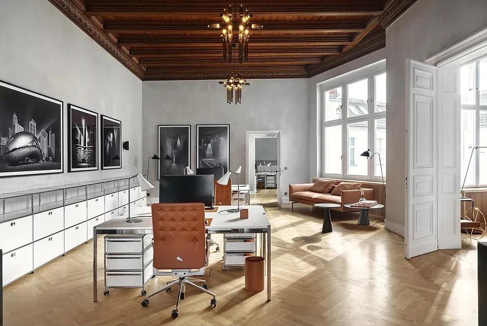 古典与现代，300㎡豪华办公空间