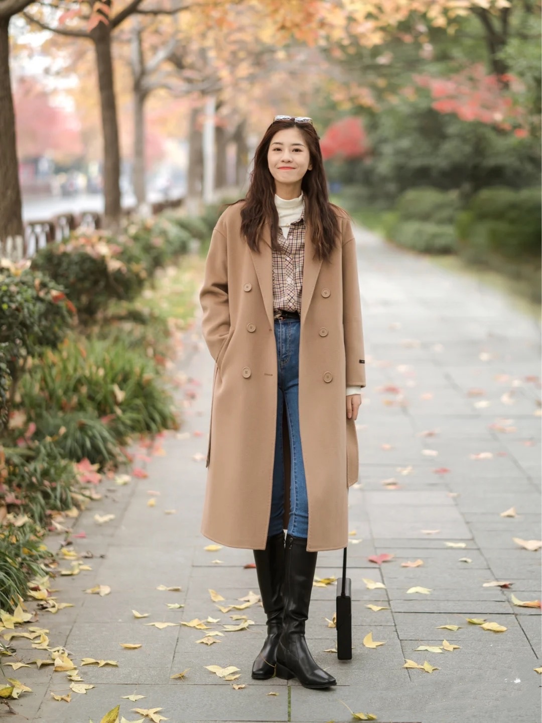 人见人爱大衣,人见人爱的甜美穿搭