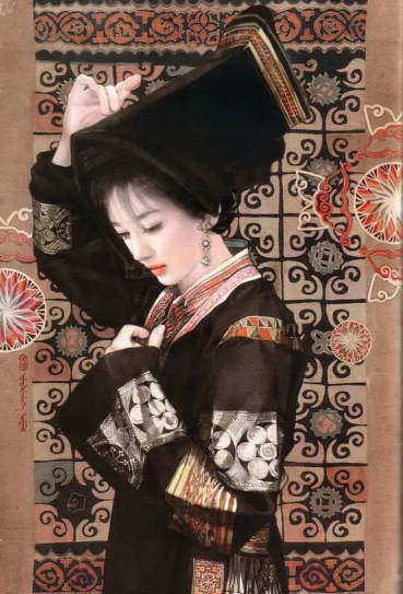 56个民族服饰合集绘画,56个民族服饰绘画图片大全