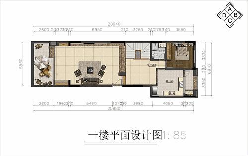 珠江郦城小别墅,珠江郦城90三房设计
