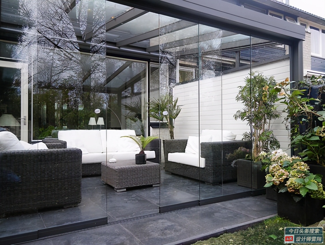 别墅庭院阳光房2023最新款设计,庭院阳光房设计