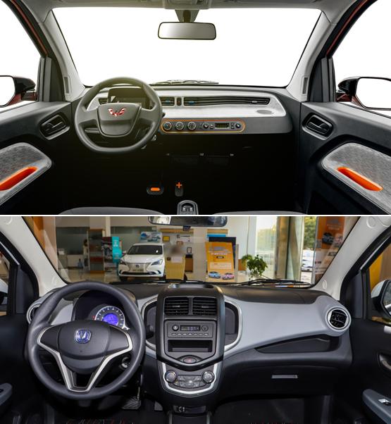 长安奔奔e-star和国民版对比,奔奔e-star国民版与五菱ev