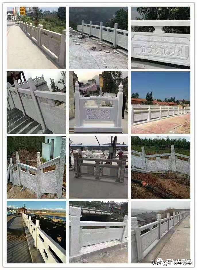 g682花岗岩河道栏杆,湖南河道花岗岩石栏杆