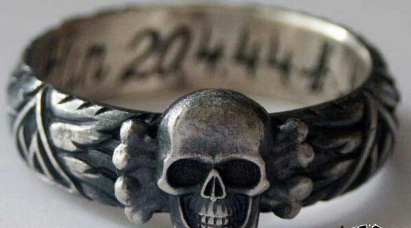 二战中的骷髅戒指,德国二战骷髅戒指来历
