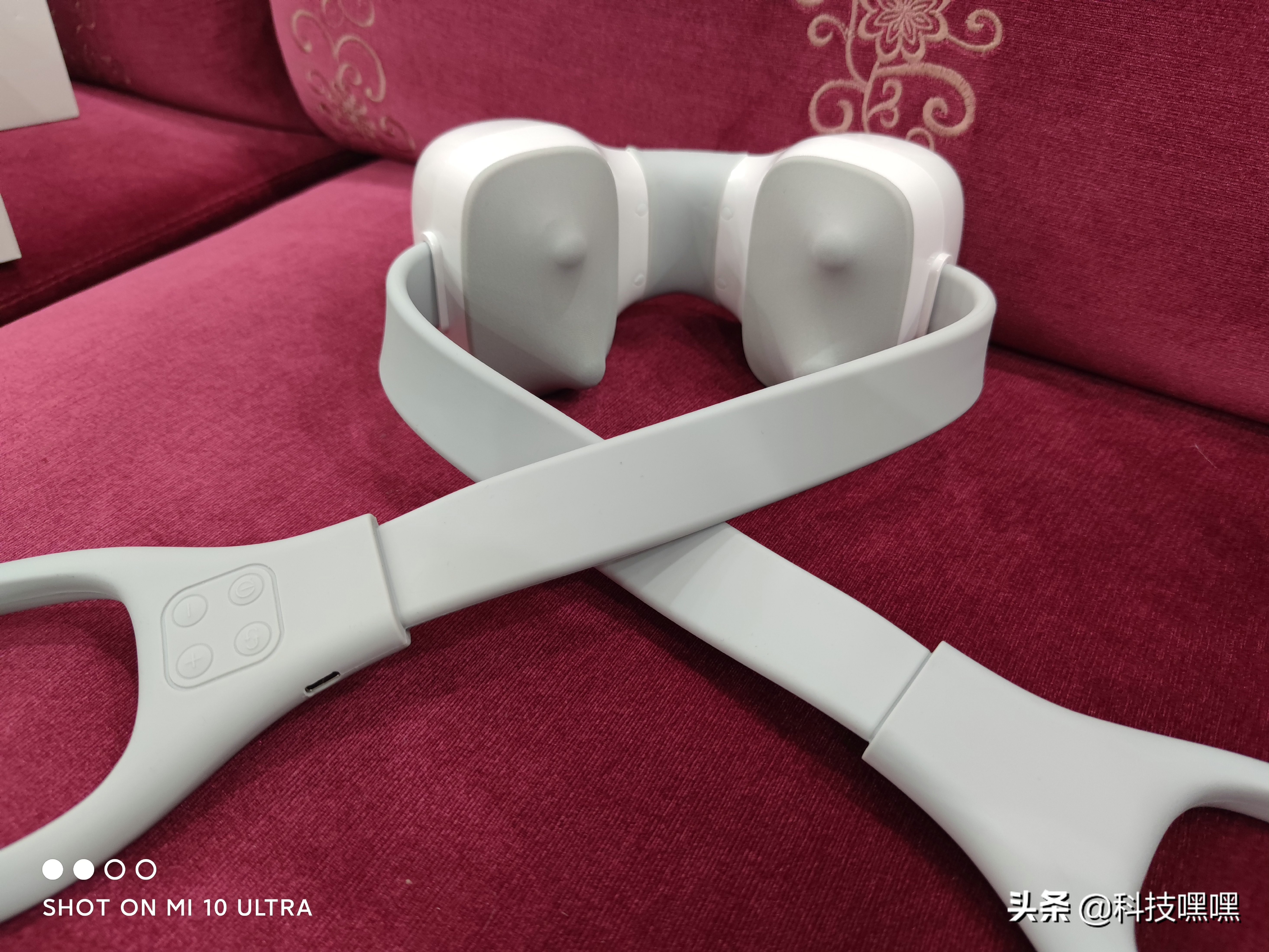 倍轻松颈部按摩器mini,迷你按摩器颈部