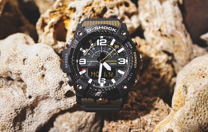 casio卡西欧手表男黑金gshock讲解,卡西欧gg-b100蓝牙连接都能做什么