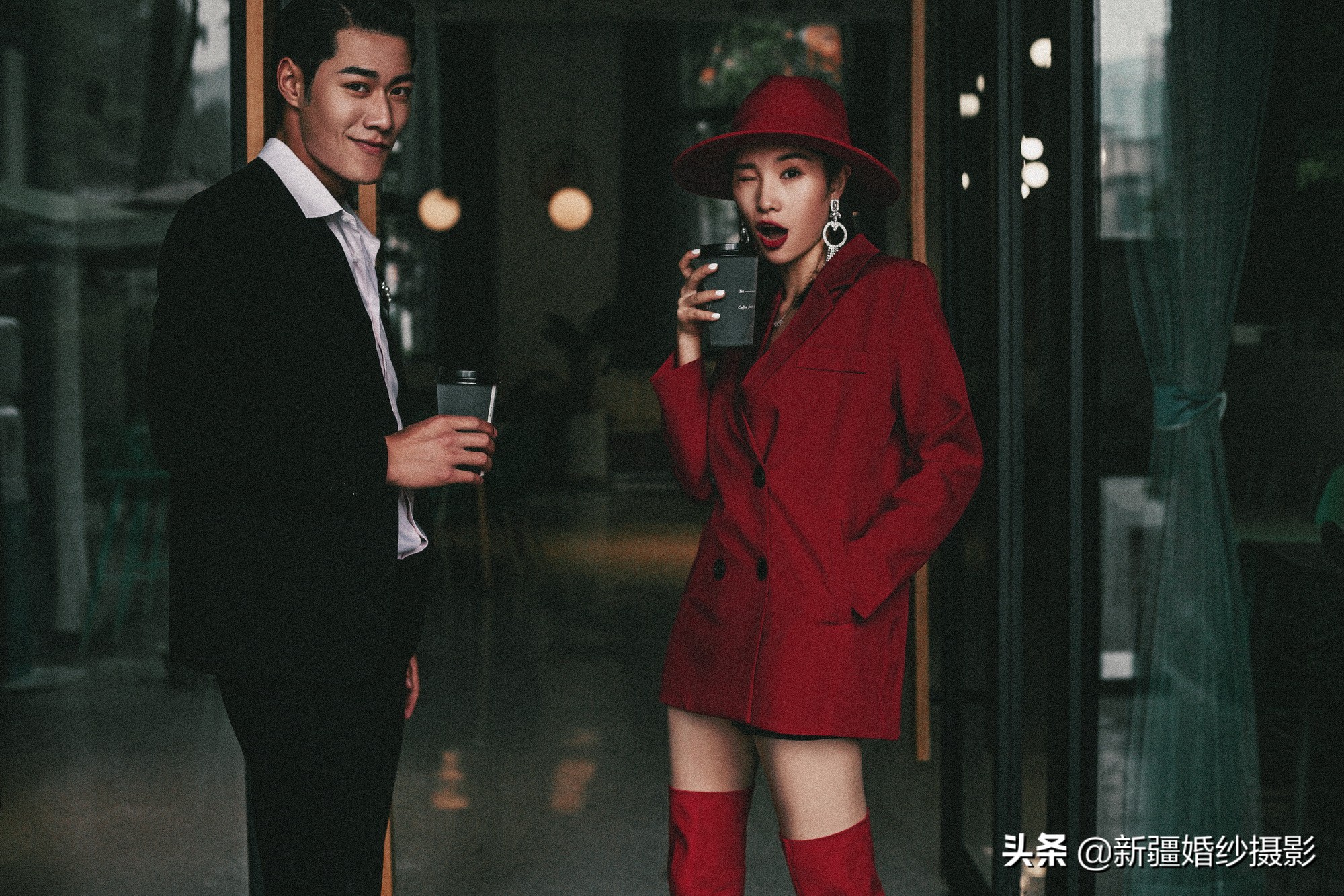 可盐可甜婚纱写真,可咸可甜的婚纱照图片