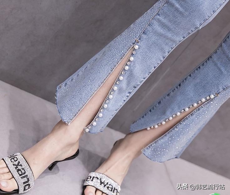 韩国牛仔裤的极致魅力 (韩国流行牛仔裤)