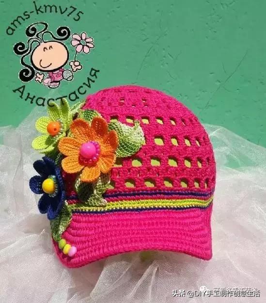 有气质的遮阳帽钩织教程,钩织遮阳帽全教程