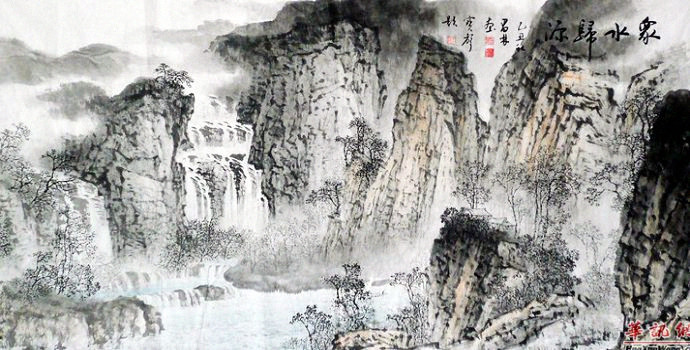 杨昌林山水画,杨昌林山水作品