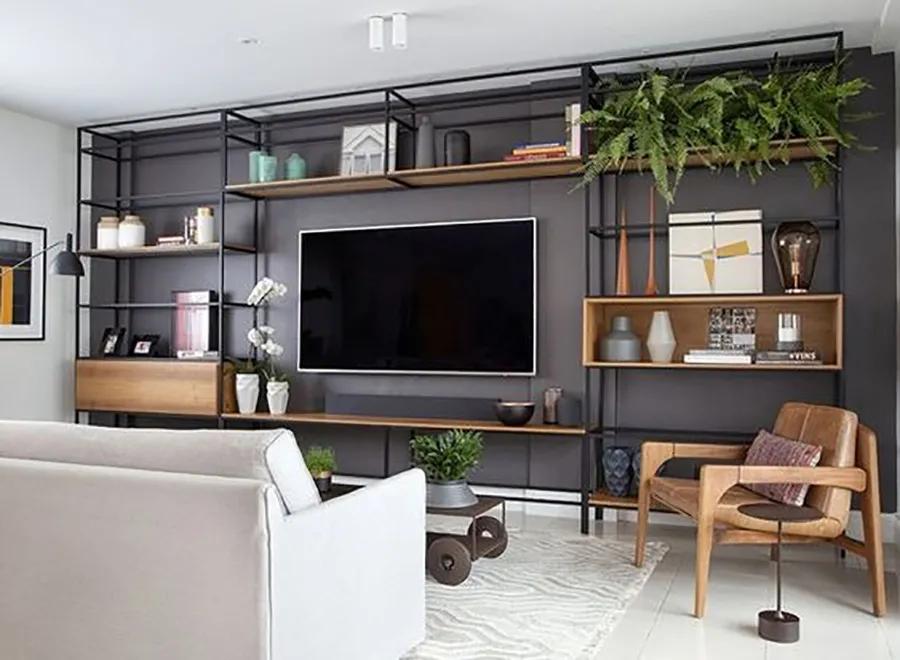 30种电视背景墙,2022最火的100款电视背景墙设计