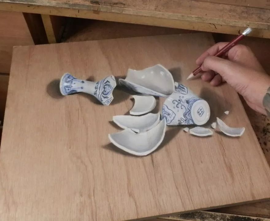 3d超写实彩铅画,超写实彩铅手绘细腻的让人咋舌