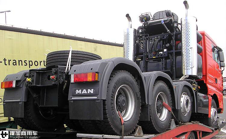 德国曼660马力牵引车lng,德国曼牵引车660马力试驾