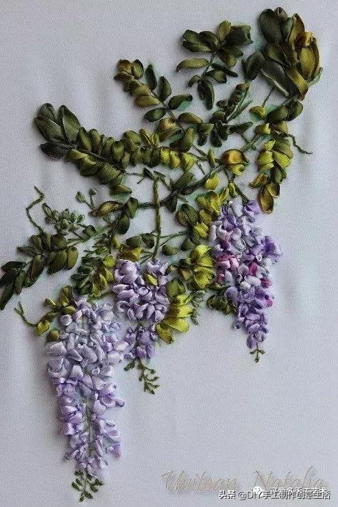 绣一朵花要多久,丝带绣的扭转绣针法