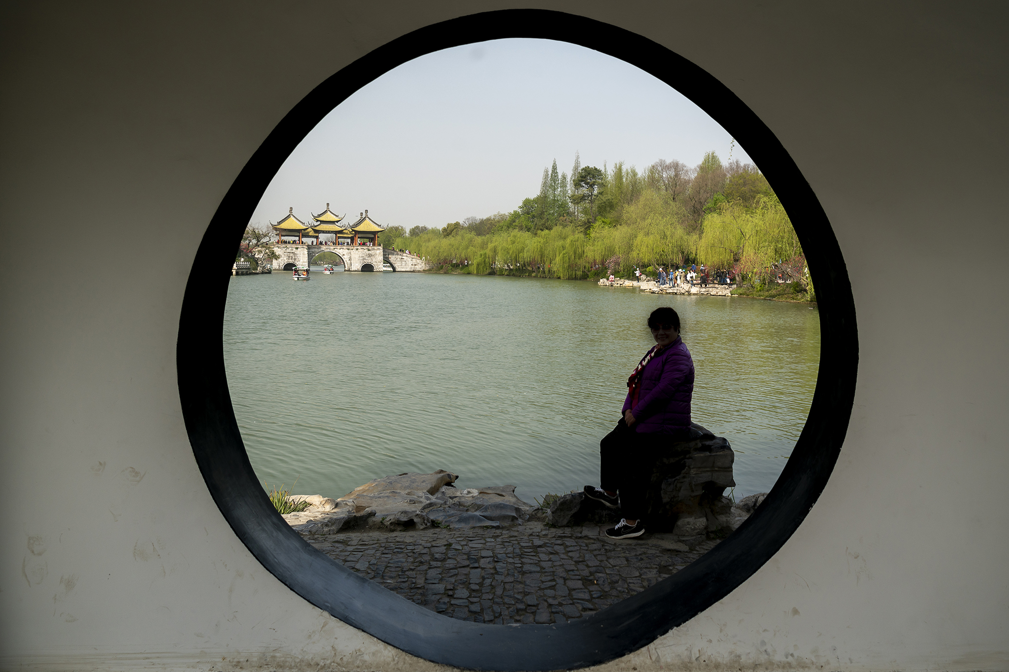 春风十里扬州路烟花三月瘦西湖,扬州三月瘦西湖