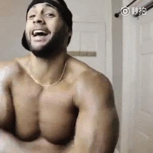 胸肌动得厉害是怎么回事,腹肌和胸肌都很大还会动