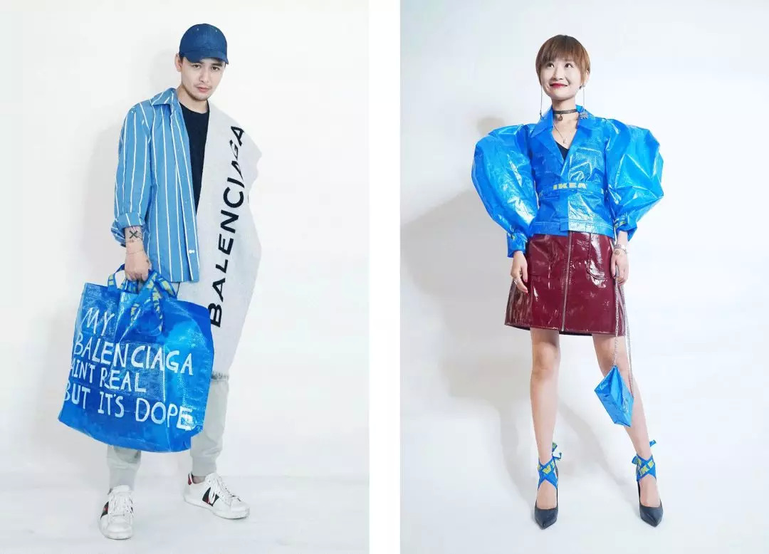 大牌包包手提袋改造教程,用买完东西的袋子改造时髦包包