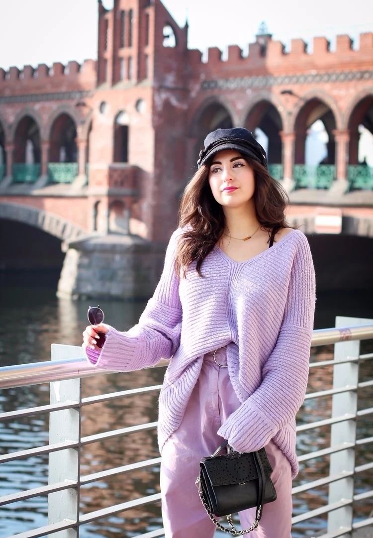 今年流行的紫色穿搭,超显白的五种颜色穿搭