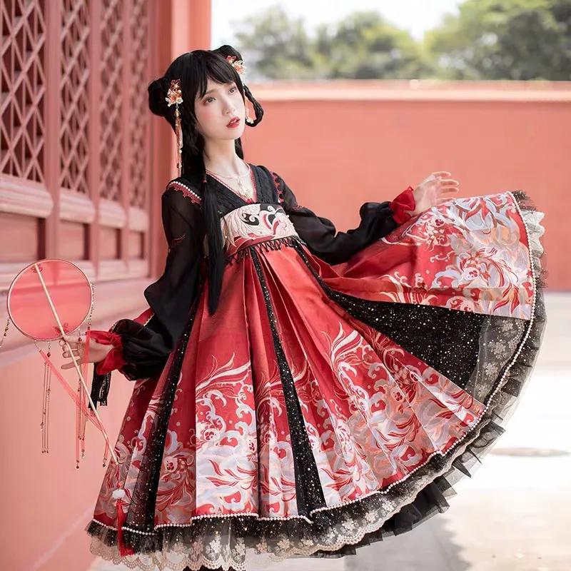 汉风格裙,汉元素女裙气质高级感