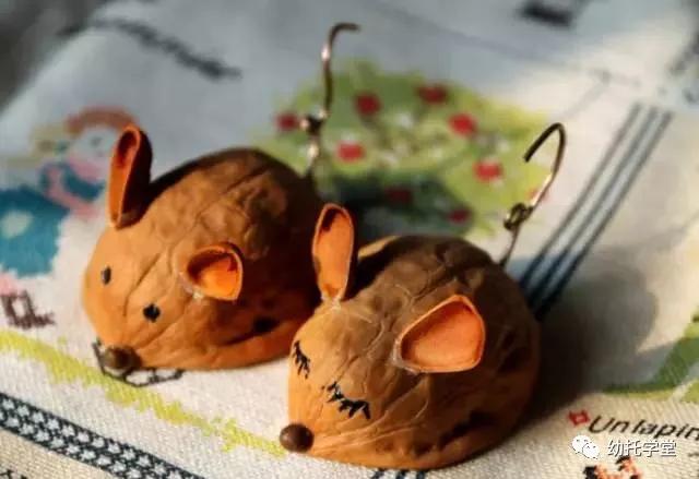 废物利用亲子手工制作坚果,创意坚果手工制作大全图片