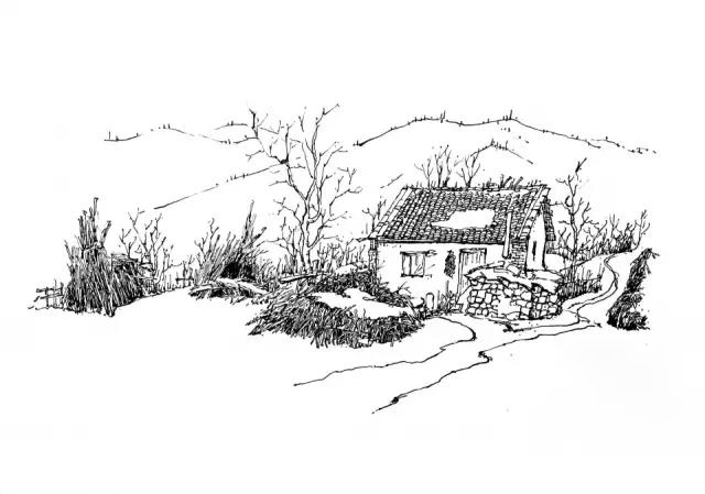 速写风景画入门教程,风景速写无调子图文