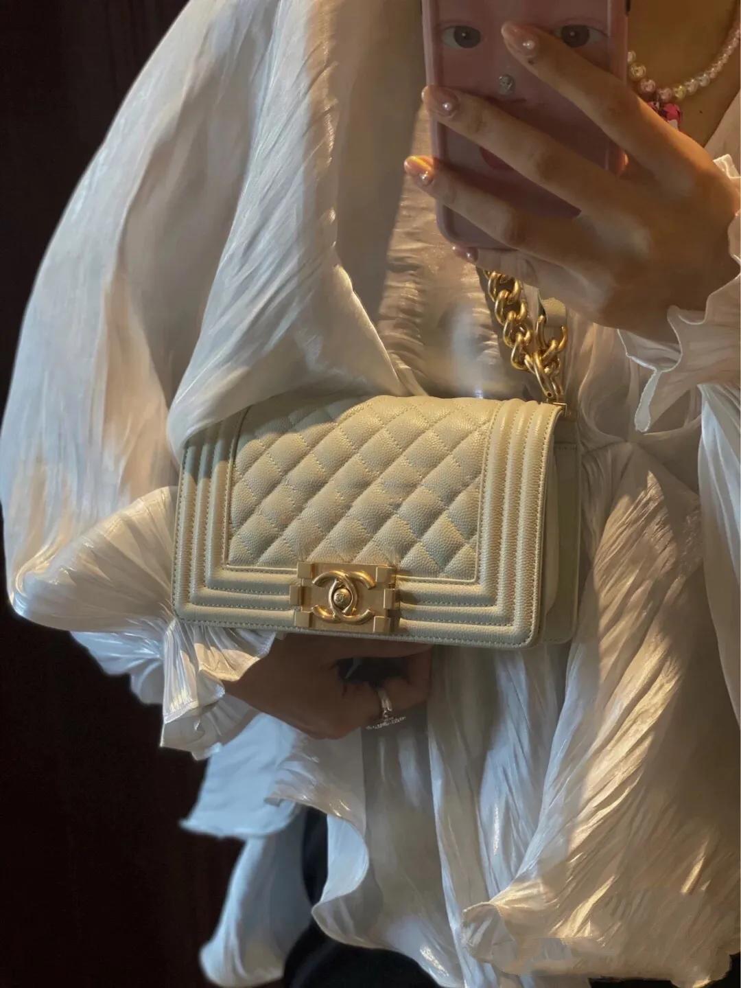 香奈儿leboy包小号,leboy香奈儿黑银李易峰