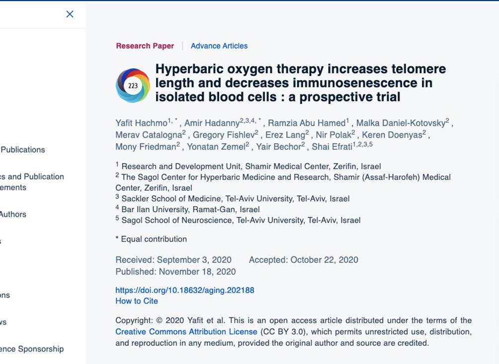 高压氧延长端粒抗衰老是真的假的,金斯瑞生物深度分析