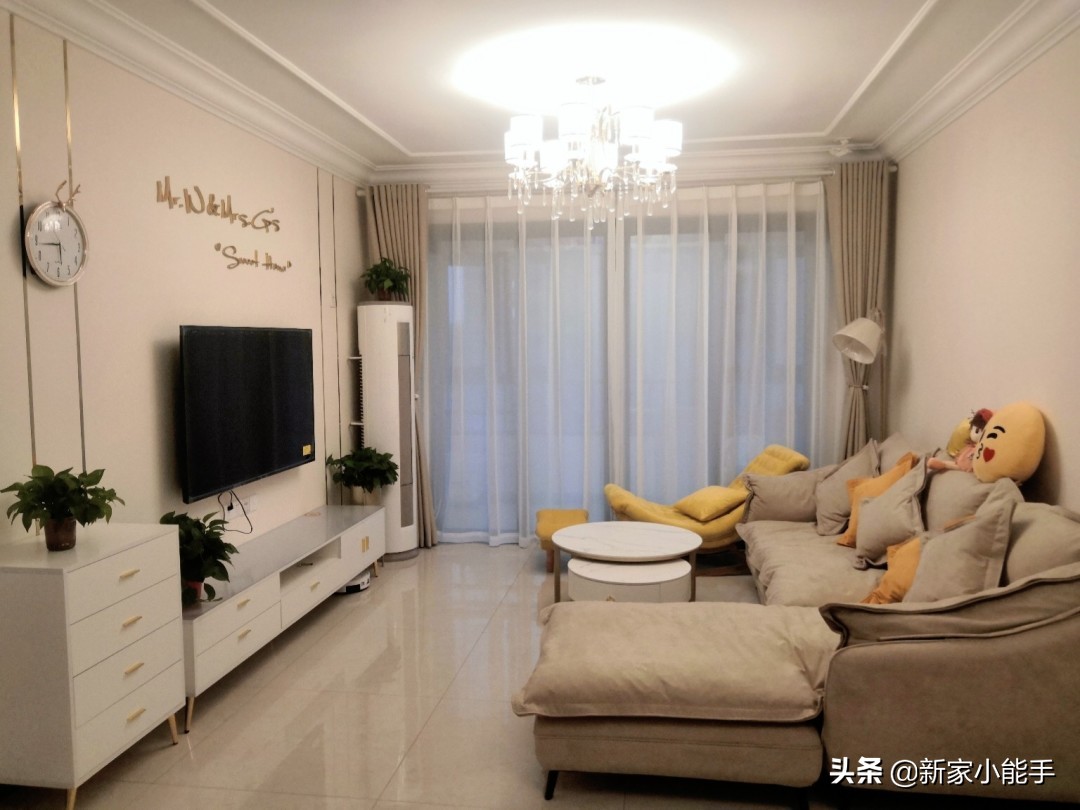 恒大精装房定制柜子,恒大精装房电视墙改墙布