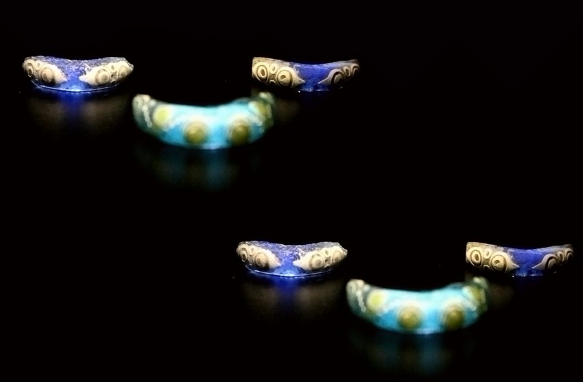 老琉璃珠的鉴别,鉴赏老琉璃珠